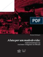 A Luta Por Um Modo de Vida - Enfrentamento Ao Racismo Religioso No Brasil