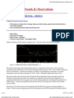 Stock Market Trends & Observations 08/23/11