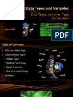 Data Types and Variables