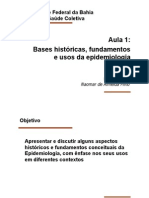 Epidemiologia História e Usos 2011.2