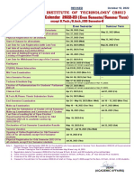 Revised Calendar 22-23 Even Except I-Year