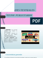 Tipos de Texto. Publicitarios