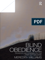 Blind Obedience The Structure and Content of Wittgensteins Later Philosophy (Meredith Williams)