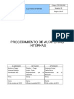PRO-SIG-002 Auditorias Interna