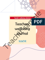 Sample Teachers Wellbeing Journal Teachit 109876 - 0