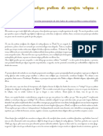 Tentativa de Criminalizar Práticas de Sacrifício Religioso É Preconceituosa