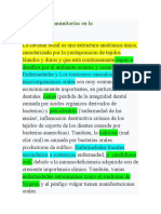 Respuestas Inmunitarias en Cavidad Oral Resumen