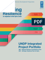 Resilience - UNDP Integrated Portfolio - Syria