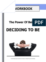 Power of Being Deciding To Be - Workbook