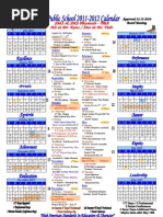 2011-2012 Calendar | PDF | High Schools | Academia