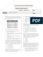 PP. Prueba Acumulativa Sextos