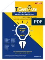 Information Booklet IIT Genius 2023