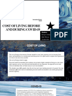 Cost of Living Before and During Covid-19
