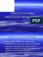 Circuitos para Anestesia Inhalatoria 11