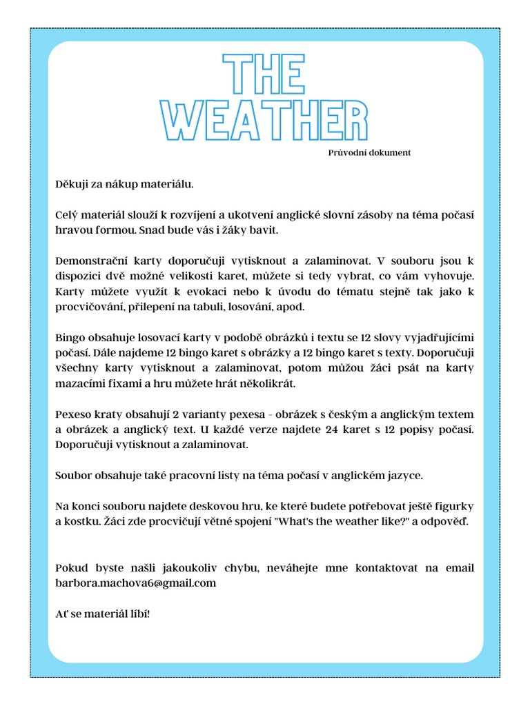 Weather Pdf
