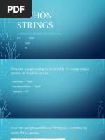 Python Strings 2