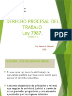 Unidad 8 DERECHO PROCESAL DEL TRABAJO