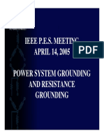 IEEEPESApr14 - Grounding Configurations and Detection!