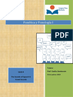 Fonética y Fonología I - Unidad 4 - 2019