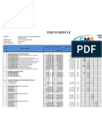 Time Shcedule Cms