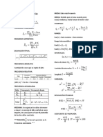 Formulas Estadistica