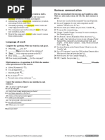 BR2e Pre-Intermediate Unit1 Progress Test