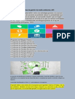 Actiividad Territorun Programas de Gestión de Medio Ambiente y SST