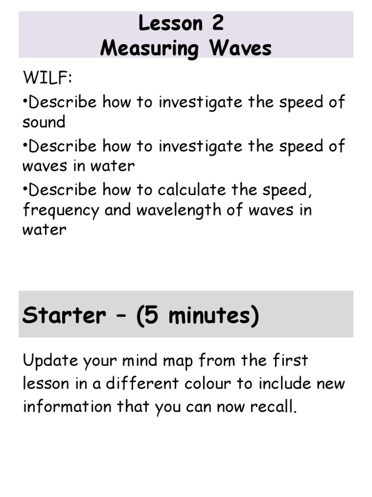 7af7cf0c 5378 4452 8097 9fc9707eabcc - Lesson 2 - Measuring Waves | PDF ...