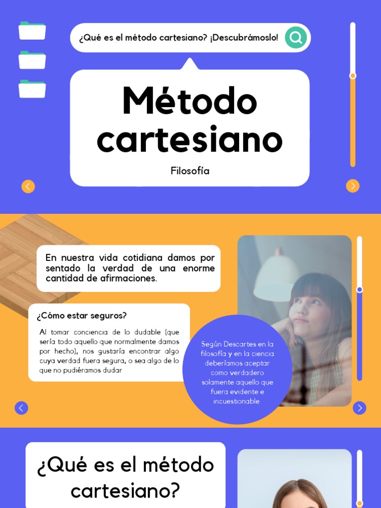 El Método Cartesiano de Descartes | PDF | René Descartes | Método ...
