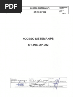 Modelo Formato Informe de GPS | PDF