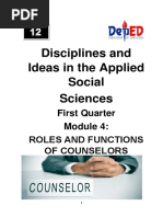 M 4 Roles and Functions of Counselors