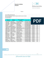 Listado de Docentes para Proceso de Form