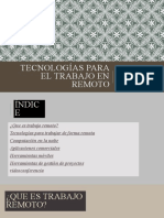 Tecnologías para El Trabajo en Remoto - Juan Marquina