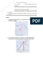 Tarea 2 - Fuerzas en El Plano