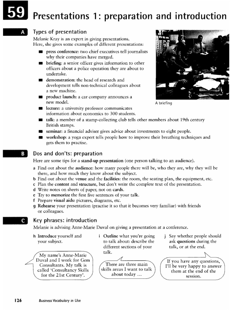 Business Vocabulary in Use P 126 | PDF