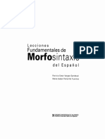 VARGAS SANDOVAL y PEÑALILLO FUENTES - Lecciones fundamentales de morfosintaxis del español