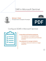 Configure Soar in Microsoft Sentinel Slides