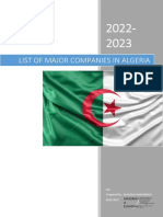 List of Major Companies in Algeria