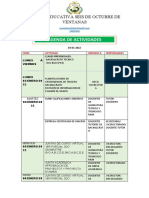 AGENDA Semana-03 Al 07 Diciembre 2022