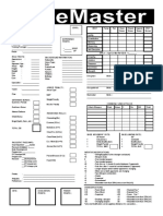 Fan Product - Rolemaster - Character Sheet (QOS - 5)