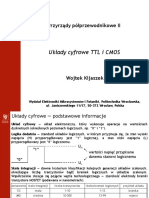 LPP II ĆW 7 8 Układy Cyfrowe TTL CMOS