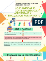 Planificar aprendizajes: procesos y niveles