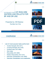 05 Evaluation of Iron Ore Sinters for BF and DR Use SAIMM