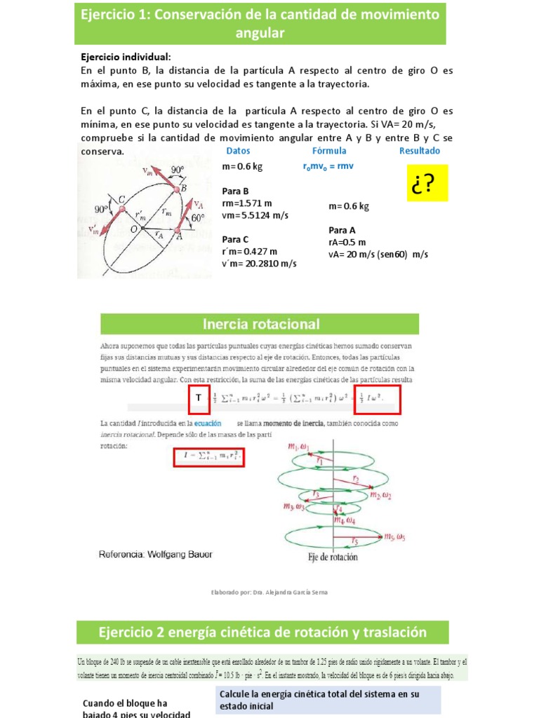 Momento Cinético De Un Sistema Rotación Del Sistema – EMXE