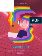 Póster Orgullo Gay LGTB Ilustrado Arcoíris