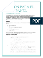 Guion Del Panel (Covid, TBC y Dengue)