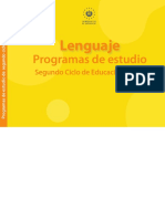 Programa Lenguaje II Ciclo