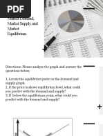 Market Demand, Market Supply and Market Equilibrium