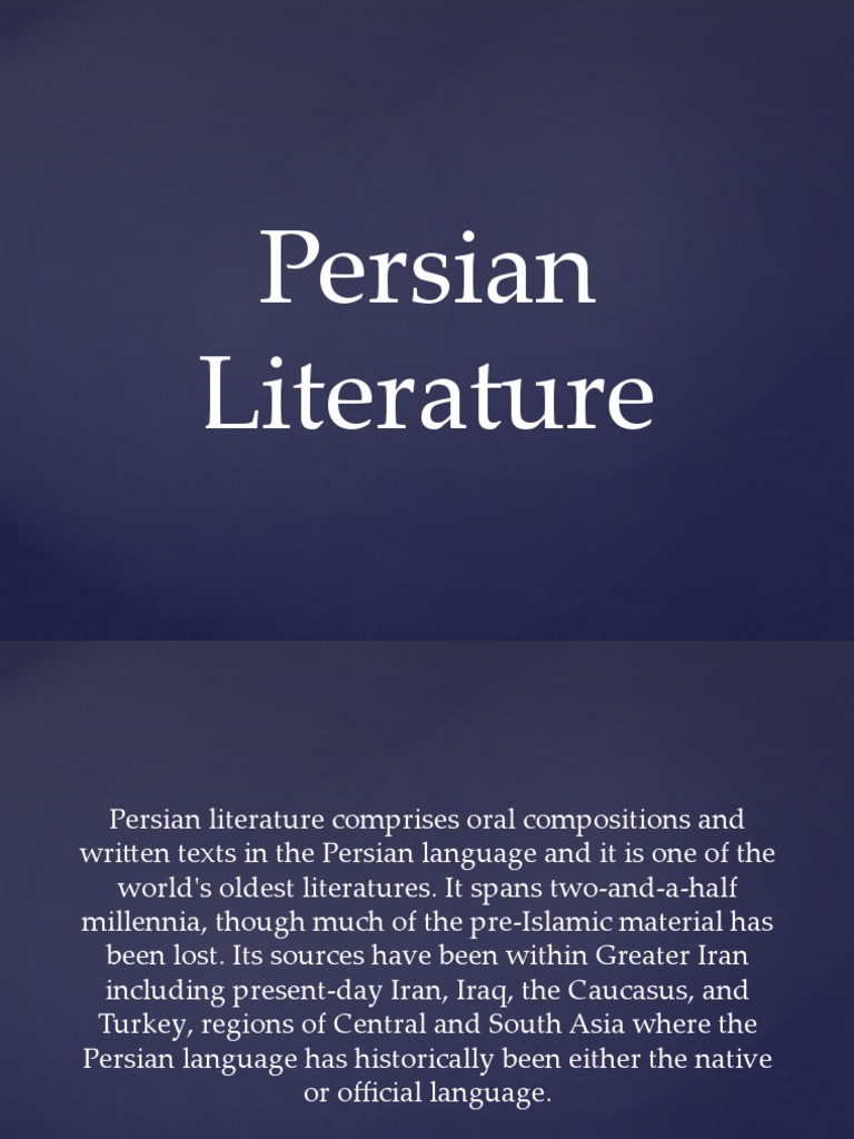 HISTORY OF PERSIAN PERSIAN LANGUAGES AND LITERATURE AT UCSB visual data 3