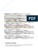 Interpretación del pedimento de exportación